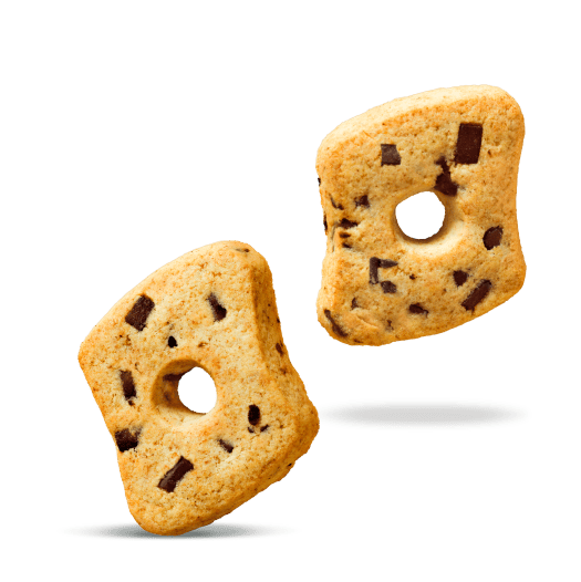 Immagine dei Biscotti Scaglie di cioccolato Misura della Linea Dolcesenza