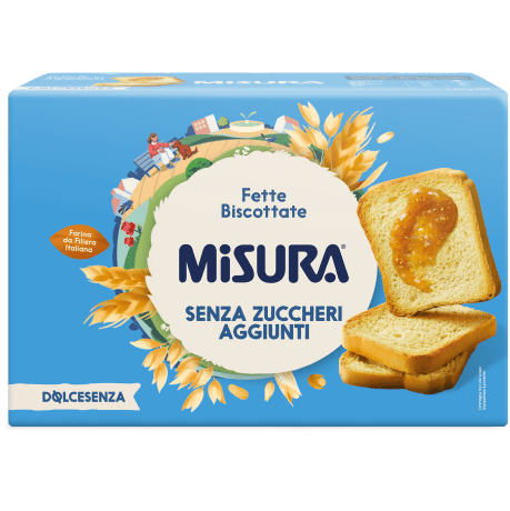 Immagine del packaging delle Fette Misura della Linea Dolcesenza