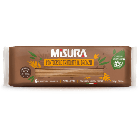 Immagine del pacchetto di Spaghetti integrali Misura - Linea Fibrextra